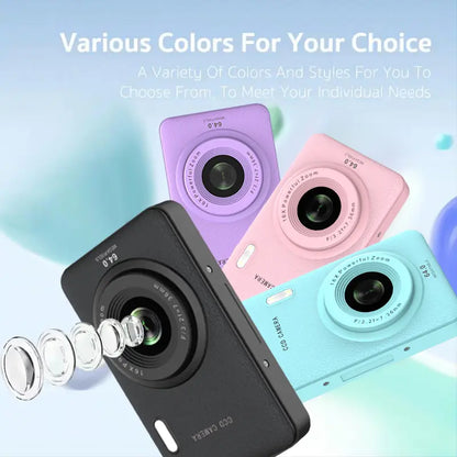 Portable 1080P Digital Camera, Auto Focus, 16X Zoom, 32GB SD – Beginner Friendly Camera
