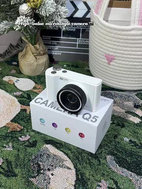 Foldable Vlogging Camera, 32GB SD, Self Timer & Wrist Strap – Portable Gift for Teens