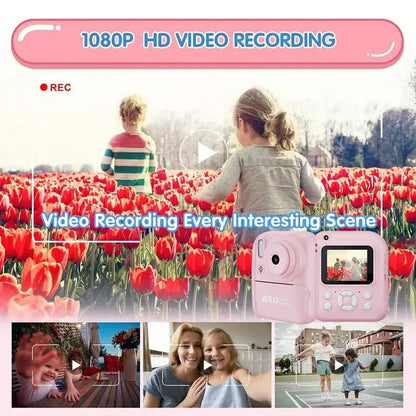 5-in-1 DIY Instant Camera – Print Photos, Record Video, Play Music & Games, Portable Fun Device