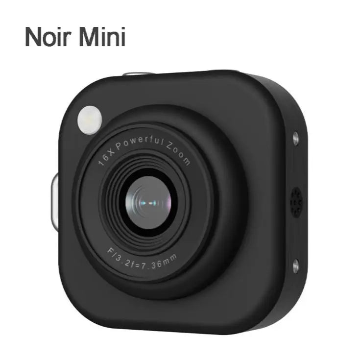 Mini Pocket Vlog Camera, 1080P, Y2K Design, 32GB SD & Key Clip – Portable Teens Camera
