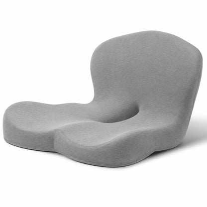 Alcedo Ergonomic Seat Cushion – Memory Foam Office Chair & Car Cushion with Tailbone Support, Pressure Relief Design and Washable Cover
